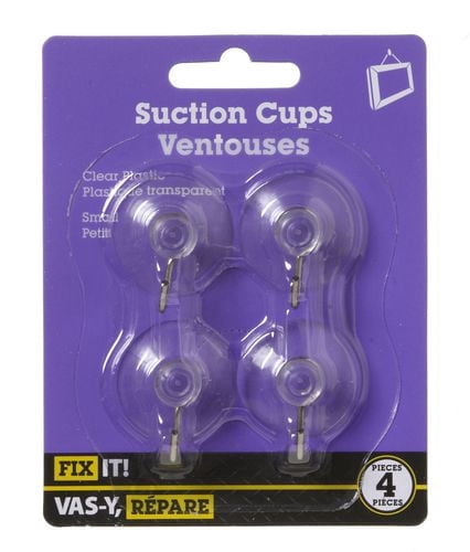 Small Suction Cup Hook 4 Pieces