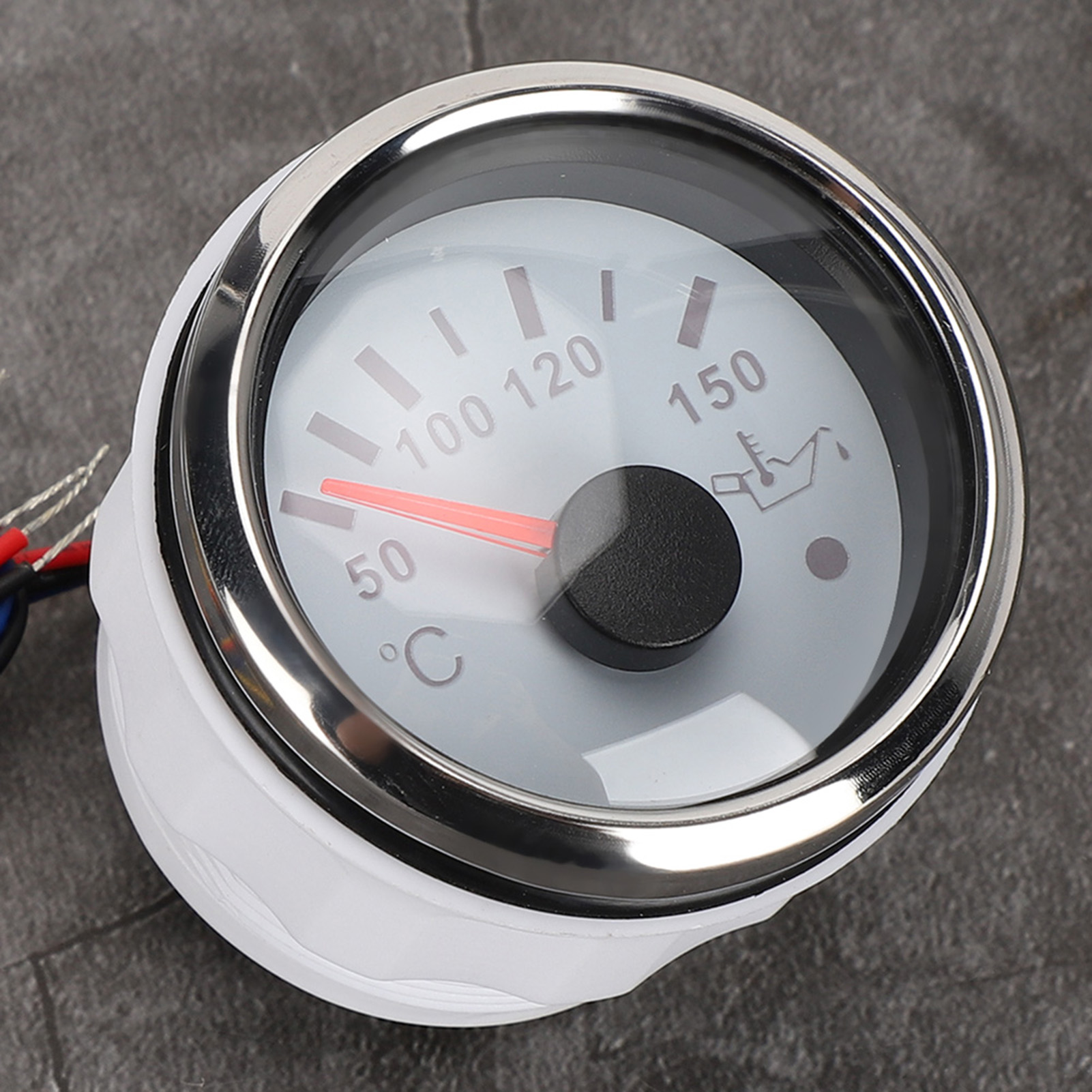 Auto Oil Thermometer,Oil Temperature Gauge 52mm/2in Oil Temperature Gauge Oil Temperature Gauge Performance Driven