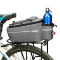 thumbnail image 1 of facefd Multifunctional Bike Trunk Bag Insulated Bag for Commuter Saddle Bag Shoulder Bag Grey, 1 of 5