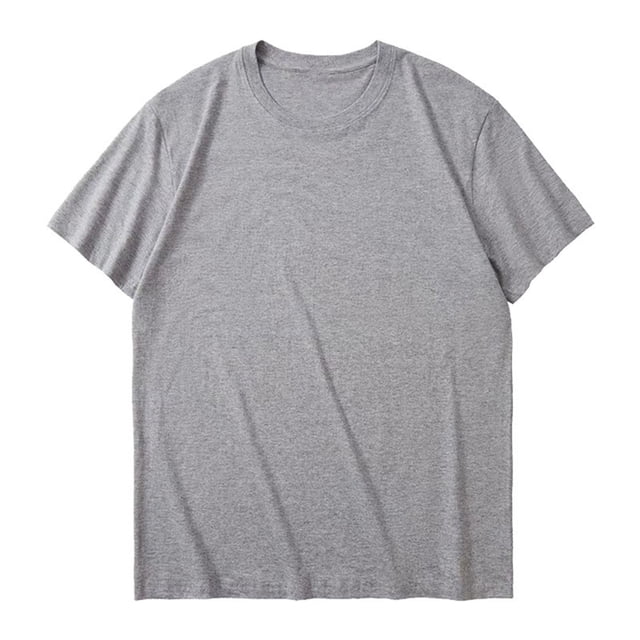 Pisexur T Shirts for Man , Hommes Couleur Unie Mode Décontractée Ventilée Col Rond Exercice Manches Courtes Haut Gris, Chemises de Golf Hommes & Chemises Hommes