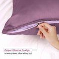 thumbnail image 2 of Unique Bargains Satin Pillowcase Zippered Silky Sateen, 2 of 9