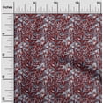 thumbnail image 2 of oneOone Velvet Maroon Fabric Florals Sewing Craft Projects Fabric Prints By Yard 58 Inch Wide, 2 of 4