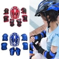 thumbnail image 1 of Essen Kids Children Roller Skates Bike Safety Helmet Knee Elbow Wrist Guard Pad Set, 1 of 6