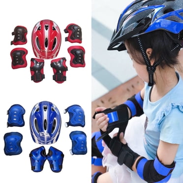 Essen Enfants Enfants Patins à Roulettes Vélo Casque de Sécurité Genou Coudière Poignet Protège-Poignet Ensemble