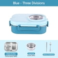 thumbnail image 1 of RKSTN Bento Box Stainless Steel Lunch Box Office Worker Student Lunch Box Sealed Lunch Box With Soup Bowl Student Tableware Compartment Insulation Lunch Box Bento Box, 1 of 3