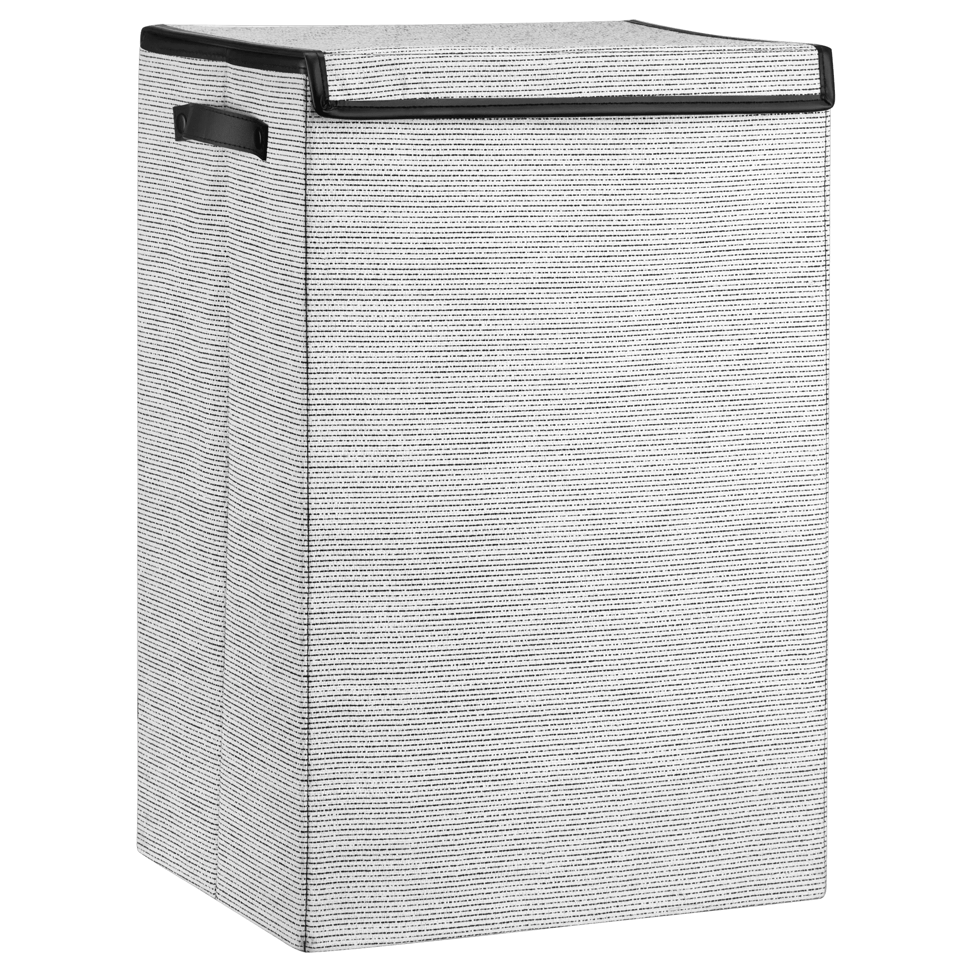 Bouclair Panier Pliable Noir et Blanc Grand
