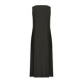 thumbnail image 4 of Jsaierl Robes d'Été pour Femmes 2024 Décontractées Boho Robe Soleil Col Rond Sans Manches Plage Vacances Robes Maxi avec Poches, 4 of 5
