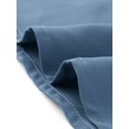 thumbnail image 5 of INSPIRE CHIC Women's Ruched Ruffled Neck Keyhole Back Blouse Blue Gray XS, 5 of 5