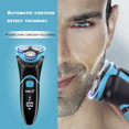 thumbnail image 4 of MAXT Men's Electric Razor Shaver for Men with Pop Up Trimmer 3D Floating Rotor Heads IPX7 Waterproof for Wet Dry Shaving Fast USB Charging LCD Display for Dad Husband Gift Red, 4 of 6