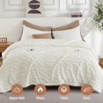 thumbnail image 3 of JoanKaren 84"X90" Electric Heated Blanket Queen,Dual Control Fast Heating Blanket with 10 Heating Level & 1-10 Hour Auto Off,White, 3 of 9