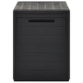 thumbnail image 2 of vidaXL Garden Storage Box Anthracite 78x44x55 cm, 2 of 5