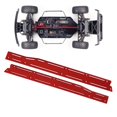 thumbnail image 4 of RC Car Skid Plate, Aluminum Alloy Skid Plates Firm Structure High Simulation  For 1/7 Remote Control Car Red,Black, 4 of 8
