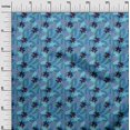 thumbnail image 3 of oneOone Polyester Spandex Blue Fabric Tropical Leaf Sewing Craft Projects Fabric Prints By Yard 56 Inch Wide, 3 of 5