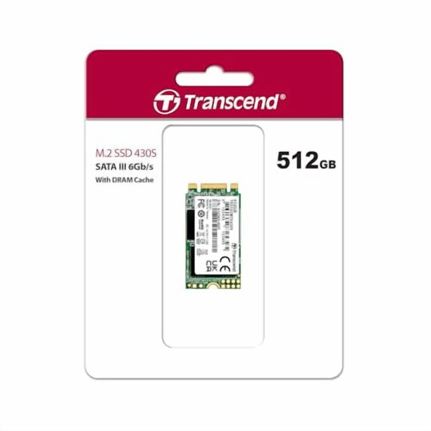 内蔵型SSD Transcend M.2 SSD 430S 512GB Transcend MTS430S 512GB M.2 2242 SATA III SSD with Dram Cache, Up