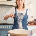 thumbnail image 3 of EGNMCR Kitchen Gadgets, Kitchen Accessories, Kitchen Utensils, Kitchen Tool 304 Strainer Stainless Steel Kitchen Gadget Wooden handle strainer, 3 of 5