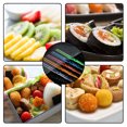 thumbnail image 2 of 80Pcs Cake Fork Plastic Fruits 2 Tooth Cocktail Forks; Food Picks for Dessert Snack Salad Cocktail Appetizer, Colorful, 2 of 8