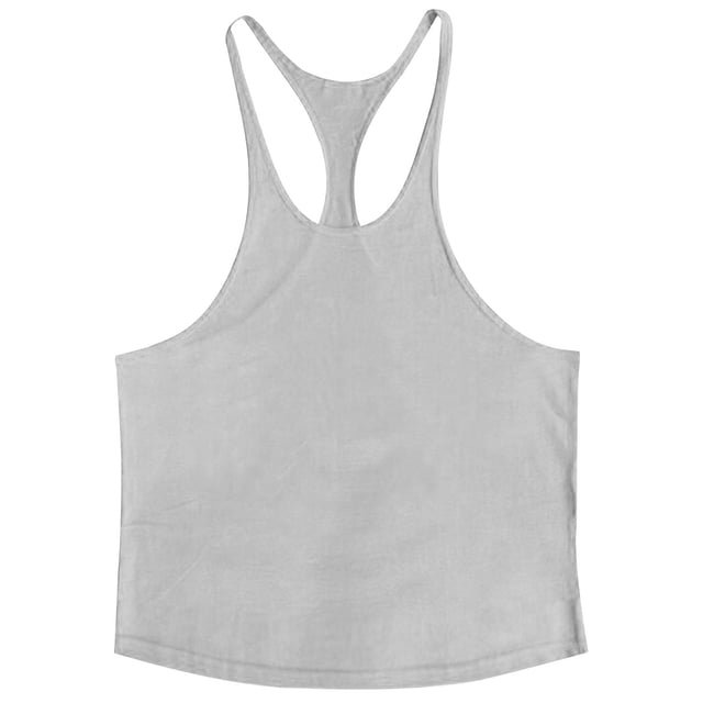 Plebaso Cotton Tank Tops for Men Workout Sleeveless Muscle Shirts Lightweight Summer Athletic Running Tee