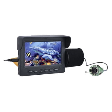 Portable Video Fish Finder Underwater Fishing Camera Kit 12 PCS LED Lights Video Fish Finder Lake 4.3 Inch Underwater Camera ,High Definition