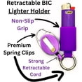 thumbnail image 4 of Localisateurs de Briquets - Support Rétractable pour Briquets J6 BIC / 15 Couleurs / Porte-Clés de Briquet BIC / Briquet Non Inclus, 4 of 7