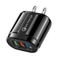 thumbnail image 2 of TIMIFIS Usb C Charger 3 Port Fast Quick Charge 3.0 USB Hub Wall Charger 3.0A Power Adapter US Plug Gift, 2 of 2