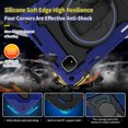 thumbnail image 4 of XYX 3in1 Rotating Stand Case for Honor Pad GT Pro 12.3 inch 2024 with Hand/Shoulder Strap, Shockproof Rugged, Navy Blue, 4 of 7