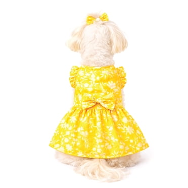 One Paw, Cute Dog Dress, Lightweight, Yellow, Multiple Sizes, for Dogs