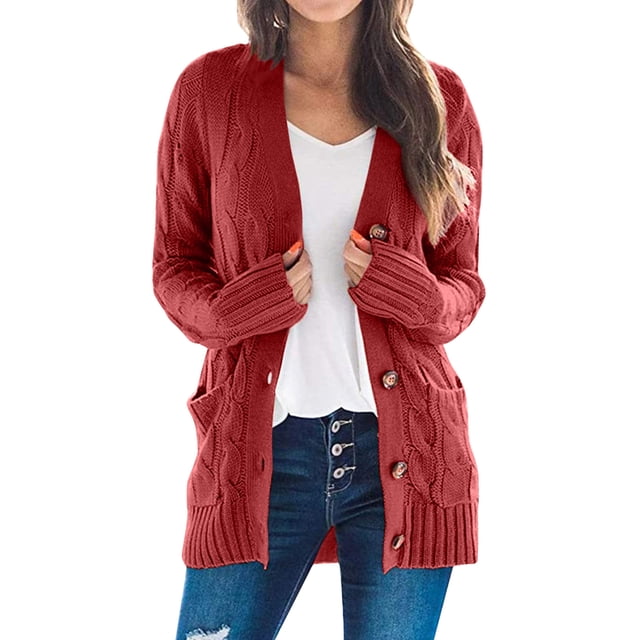 Kcodviy Sweaters Womens Open Sleeve 3Xl Sweater Coat Knit Boho Long Patchwork Knit Jackets for Women Open Front Coat Cardigan Pockets Front Long Sweaters for Women Cardigans with Pockets Sweater