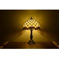 thumbnail image 2 of Tiffany Style Table Lamp Bedside LED Desk Lamp Shades Bedroom Stained-Glass 18.1'' Height Multi-color, 2 of 4