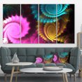 thumbnail image 1 of Fond Abstrait Fractal Tourbillon de Couleur - Grande Œuvre d'Art sur Toile Abstraite, 1 of 3