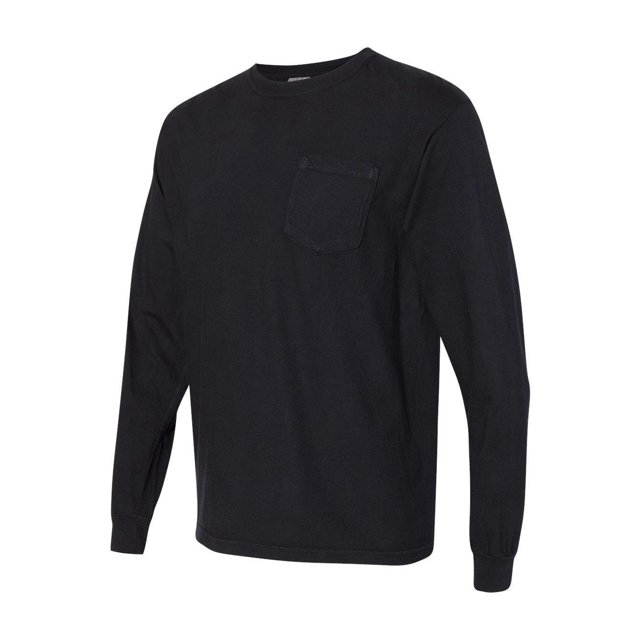 Comfort Colors T-Shirt à Manches Longues pour Adulte avec Poche