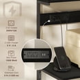 thumbnail image 4 of HOMCOM Baker's Rack with Power Outlet, USB Charger, Microwave Stand, Black, 4 of 10