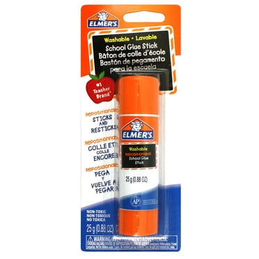 Bâton de colle rechargeable Elmer’s, lavable, non toxique, 25 g