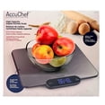 thumbnail image 2 of AccuChef High Capacity 33lb (15 kg) Digital Kitchen Scale, Wide Platform, Model 2345, 2 of 3