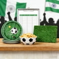 thumbnail image 4 of Fesfesfes 10 Pcs Disposable Football Pattern Paper Plates Sturdy Drinking Cups Party Daily Use Home Office Picnic Supplies, 4 of 6