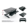 thumbnail image 4 of 37 inch Standing Desk Converter, Heavy Duty Height Adjustable Sit Stand Desk Riser with Keyboard Tray & Hold Dual Monitor for Office Home, 4 of 8