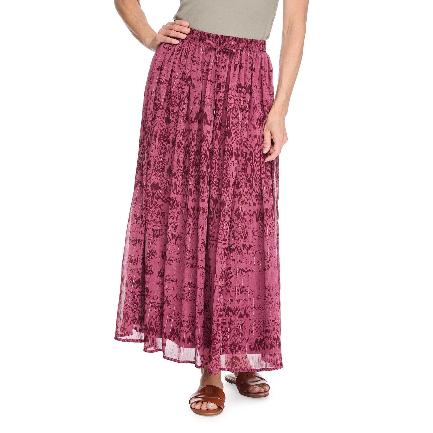 Iyla Women's Chiffon Maxi Skirt