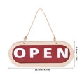 thumbnail image 5 of BESTYASH Panneau Open Closed pour Porte d'Entreprise en Bois Informations Client 1 Paquet, 5 of 5