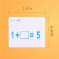thumbnail image 3 of facefd Kids Mathematics Teach Card with Erasable Pen Math Educational Toys Children Preschool Tool Birthday Gift, 3 of 7