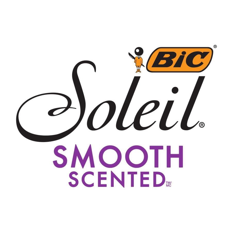 Rasoir jetable pour femmes BIC Soleil Smooth Scented, 3lames avec une bande lubrifiante pour un rasage dlicat, assortiment, ensemble de (4+2)pices de rasoirs.