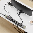 thumbnail image 4 of PrimeCables 1U 6-Outlet PDU Power Strip with Aluminum Alloy Housing, ETL Certified, 1.8 m, Black, 4 of 6