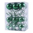 thumbnail image 2 of 24Pcs Christmas Tree Ornament Pendant Party Supplies Tree Hanging Plastic Ball, 2 of 2