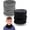 Negro, blanco, variant on 2 Pack Kids Neck Warmer Winter Knitted Neck Gaiters with Warm Thick Fleece Lined Ski Scarf for Boys and Girls