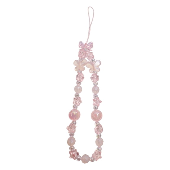 Phone Charm Strap With Secure Metal Hook And Decorative Beads For Smartphones And Ornament Hanging Solar Powe Small Window Wooden String Beads Garland Pendant Bead Auction Rose Quartz Lamp Pencil