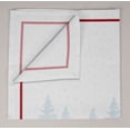 thumbnail image 4 of Vargottam Collection de Luxe Linge de Table Décor Serviette en Coton Tissu Imprimé Serviettes Réutilisables Ensemble de 6, 20 X 20 - Oiseau Rouge, 4 of 6