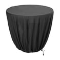 thumbnail image 4 of Winter Bath Cover Outdoor Garden Statue Protector Waterproof Windproof All Season Use for Bird Baths Fountains Fire Pits Chair Furniture Protection Durable 210D Fabric with Drawstring, 4 of 8
