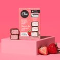 thumbnail image 4 of Barres Clio au yogourt grec à la fraise en enrobage chocolaté, 45 g, 4 ct, 4 of 8