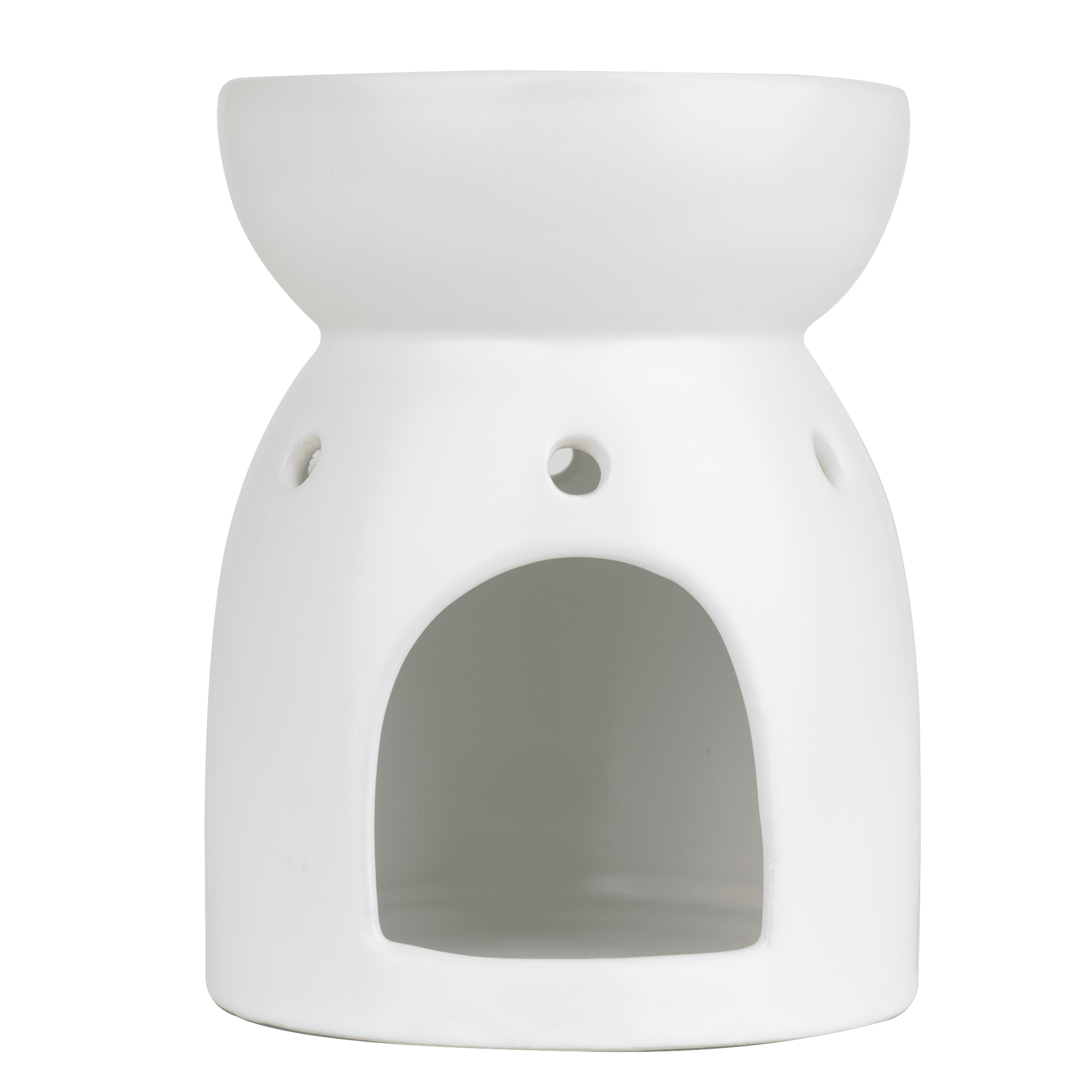 Réchaud à bougie chauffe-plat en céramique Mainstays, blanc, 1 pièce