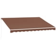 thumbnail image 1 of Outsunny 13' x 10' Electric Retractable Awning w/ Remote Controller, Coffee, 1 of 10