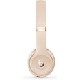 thumbnail image 3 of Restored Beats Solo3 Wireless On-Ear Headphones - W1 Chip, Class 1 Bluetooth, 40 Hours of Listening Time, Built-In Microphone and Controls - (Satin Gold), 3 of 7