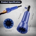 thumbnail image 3 of Liquidation! Outil de Torsion de Fil Torsion de Fil Connecteur de Fil Outil de Torsion de Fil pour Perceuse Écrou de Torsion Outil de Torsion de Fil Outil de Dénudage et de Torsion de Fil pour Perceuse Électrique Taille Unique Bleu, 3 of 9